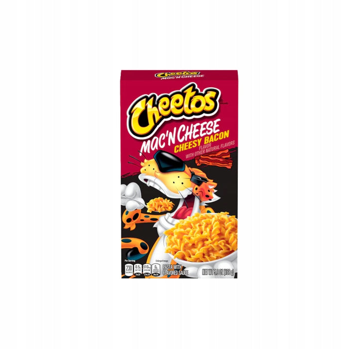 Cheetos Cheesy Bacon Mac n Cheese Box 168g   Best Before: December 23