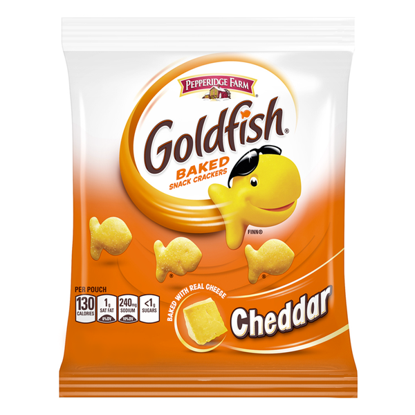 Goldfish Baked Snack Crackers Cheddar 28g
