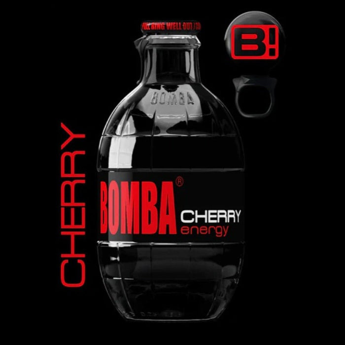 Bomba Cherry Energy glass Grenade 250ml