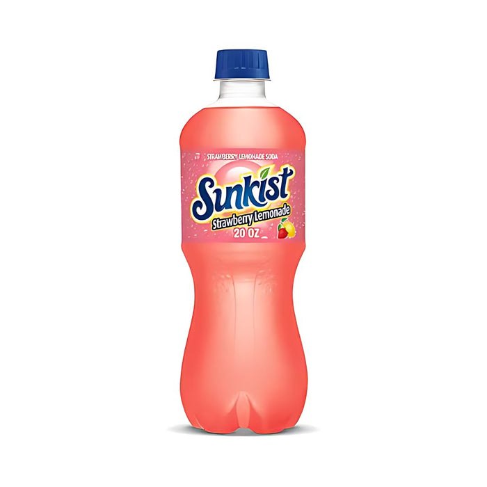 Sunkist Strawberry Lemonade Soda 591ml (USA Import)