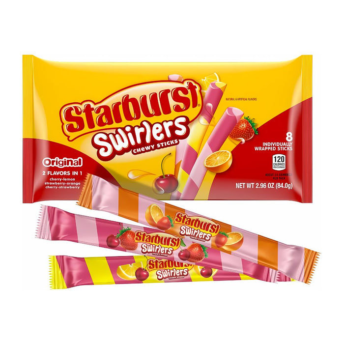 Starburst Swirlers Chewy Sticks 84g