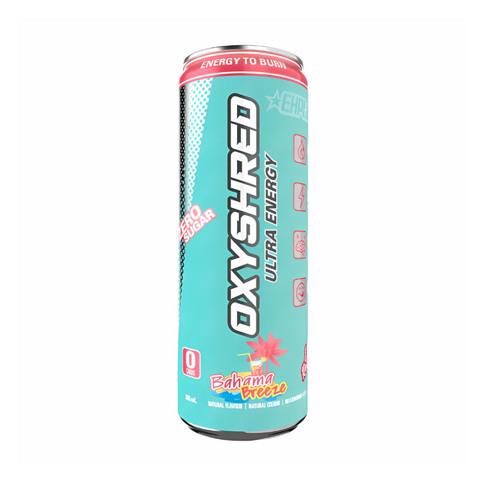 OxyShred Bahama Breeze Flavoured Ultra Energy Drink 355ml (USA Import)