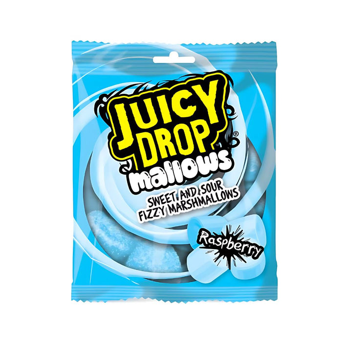 Bazooka Juicy Drop Mallows Raspberry 100g