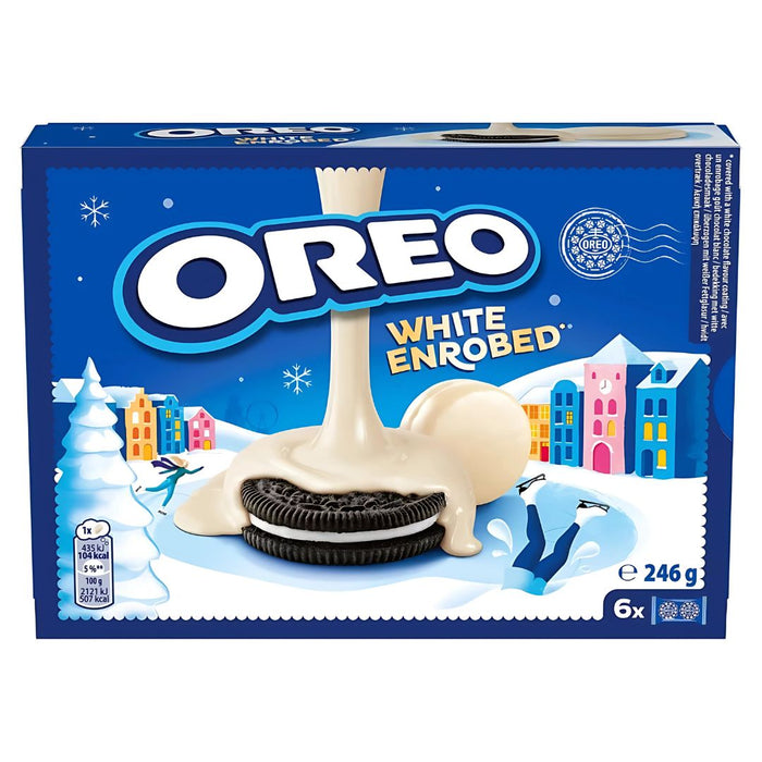 Oreo White Enrobed 6 Pack Box 246g