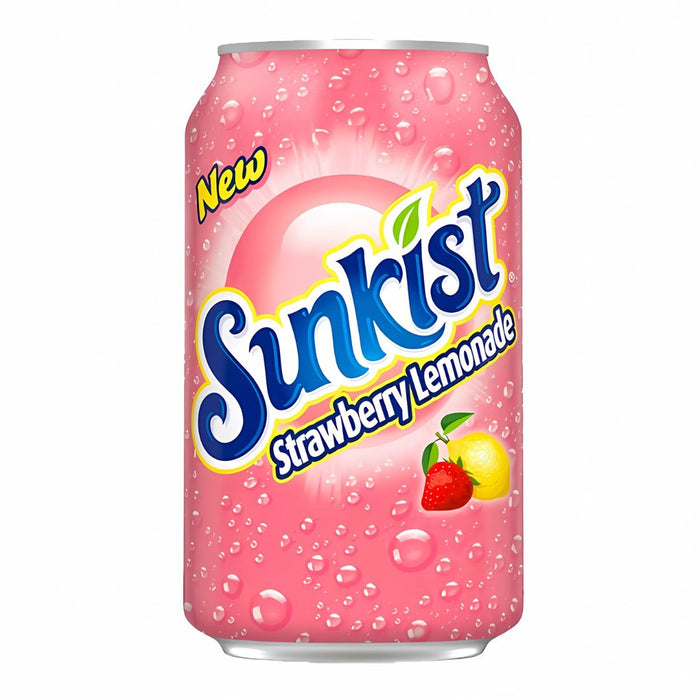 Sunkist Strawberry Lemonade 355ml