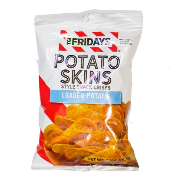 TGI Fridays Potato Skins Loaded Potato Crisps 85g (USA)