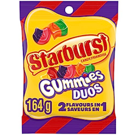 Starburst Gummies Duos 5.8 oz Peg Bag