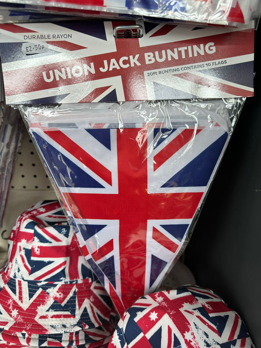 Union Jack Bunting 20ft Bunting