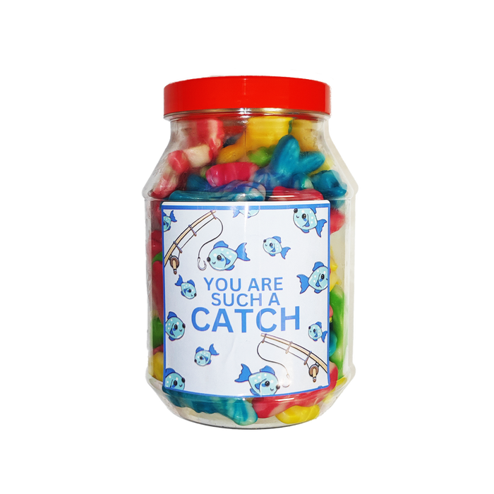 You Are Such A Catch - Valentines Tub 400g (Fish Gummies)
