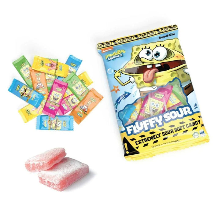 Nickelodeon Fluffy Sour Extremely Sour Soft Candy 70g
