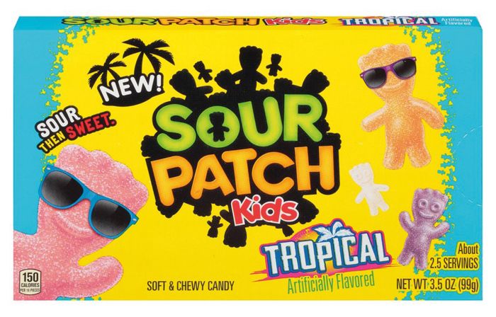 Sour Patch Kids Tropical Theatre Box (99g) BBD: 28/09/23