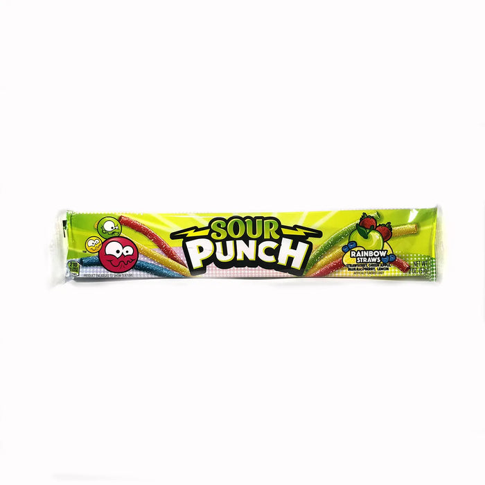Sour Punch - Rainbow Straws 57g