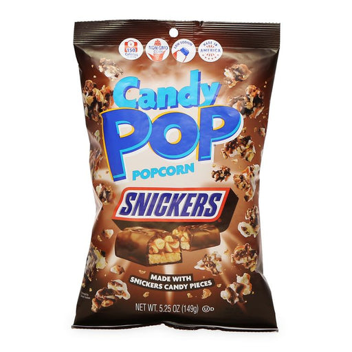 candy pop snickers popcorn