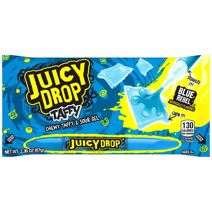 Bazooka Juicy Drop Chews - Raspberry Sour Gel