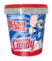 slush puppie cotton candy floss strawberry