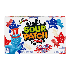 Sour Patch Kids Red White & Blue Theater Box 3.1oz