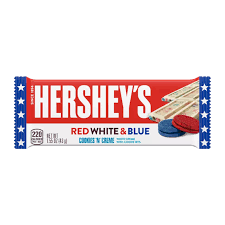 Hershey's Cookies 'n' Cream Red White & Blue 1.55oz BBD: 09/23