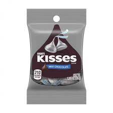 Hersheys USA Kisses Milk Chocolate Mini Bags 43g