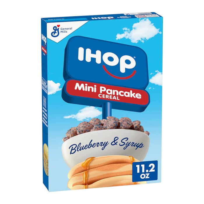 IHOP Mini Pancake Cereal Blueberry & Syrup Flavored (11.2 oz.) BBD: 03/24