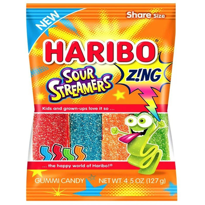 haribo zing sour streamers