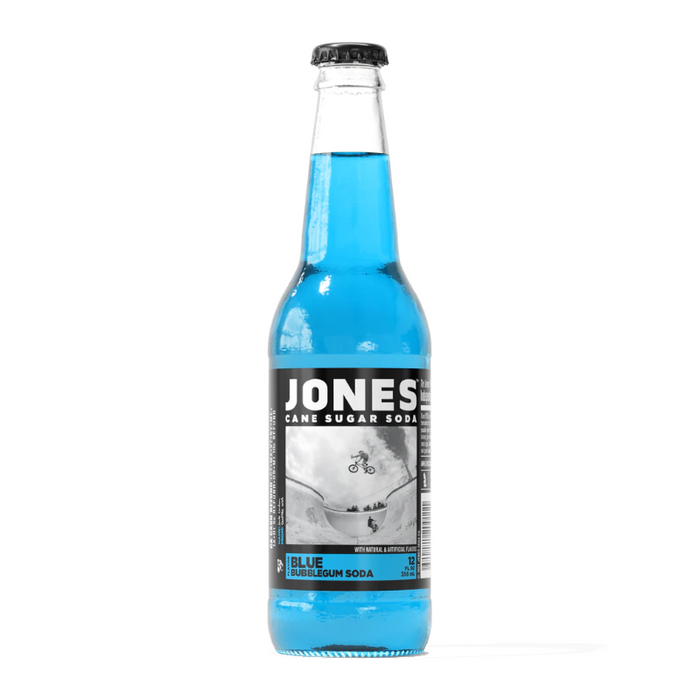 Jones Soda - Blue Bubblegum - 355ml