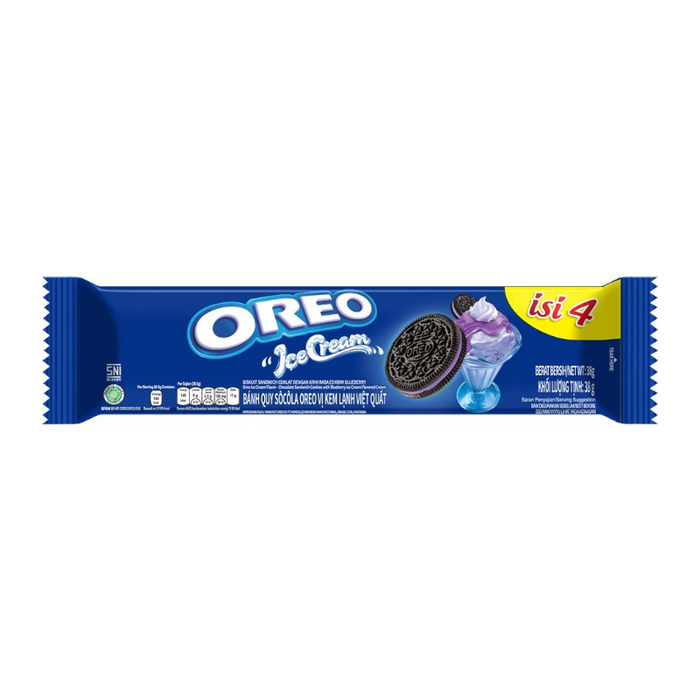 Oreo blueberry ice cream cookies 38g
