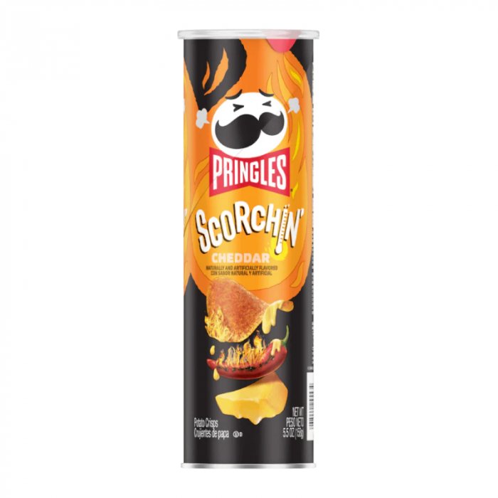 Pringles Scorchin Cheddar 156g (USA)