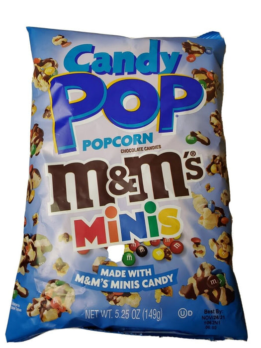 candy pop M&M popcorn