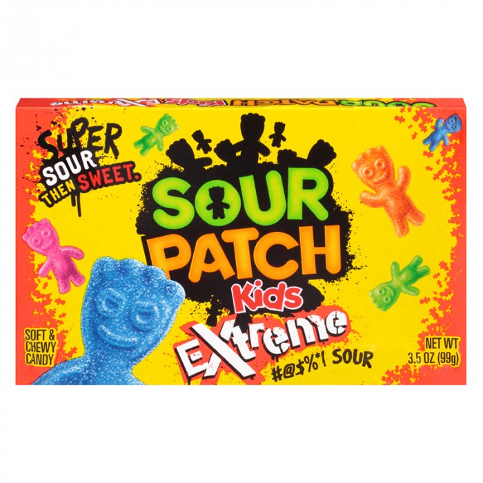 Sour Patch Kids Extreme Theatre Box 99g BBD: 01/24