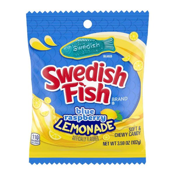 Swedish Fish Blue Raspberry Lemonade 102g