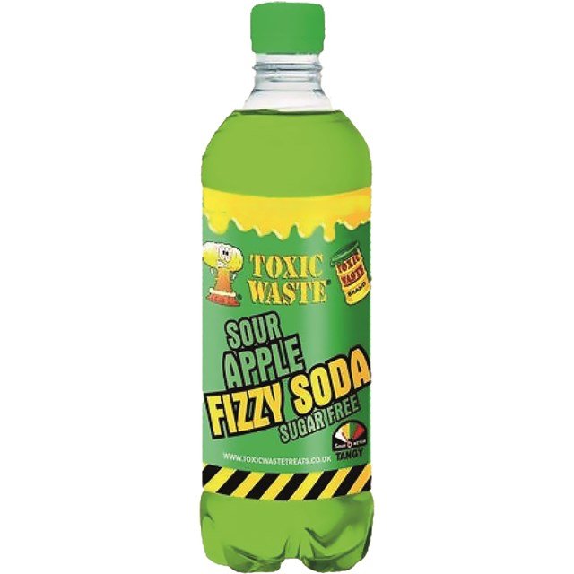Toxic Waste Sour Apple Fizzy Soda 500ml
