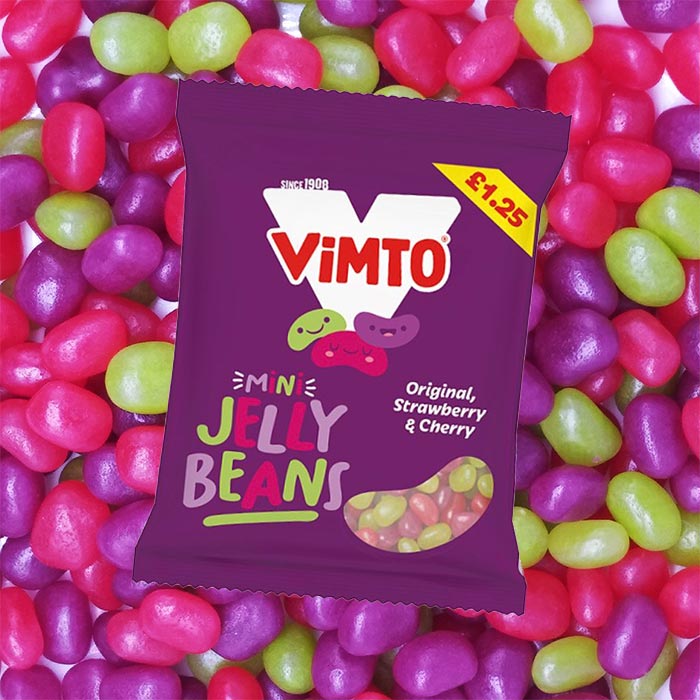 BBD: 01/25 Vimto Mini Jelly Beans 110g