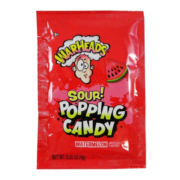 Warheads Popping Candy Watermelon 9g