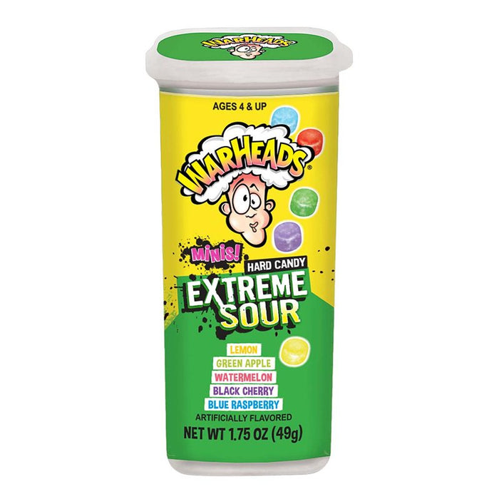 WarHeads Extreme Sour Hard Candy Minis (49g)