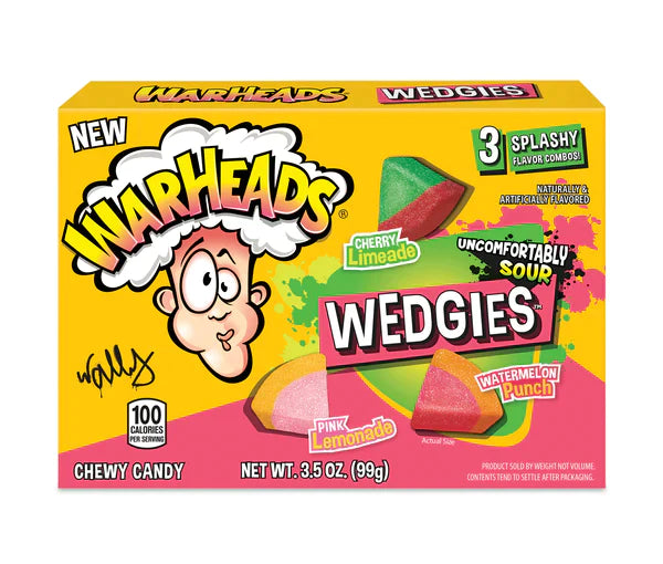 Wareheads Wedgies Chewy Candy 3.5 oz. Theater Box