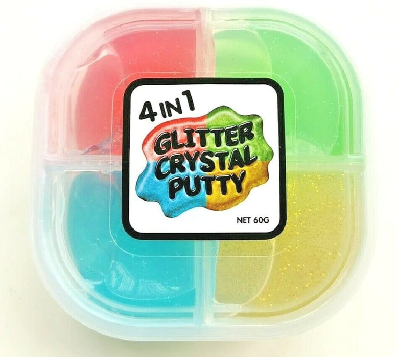 4 in 1 Glitter Crystal Putty