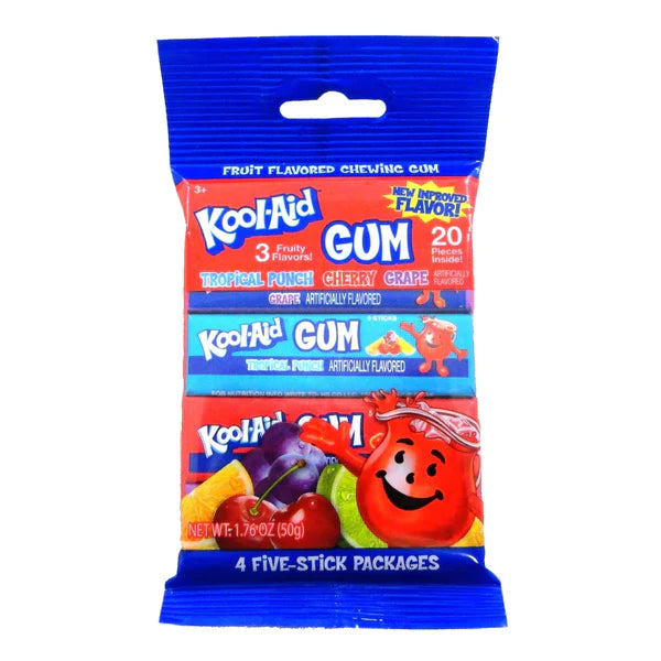 Kool-Aid Gum 4 Five Stick Packages