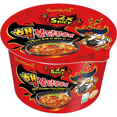 Buldak Samyang Hot Chicken 2x Extremely Spicy Big Bowl (Korean)